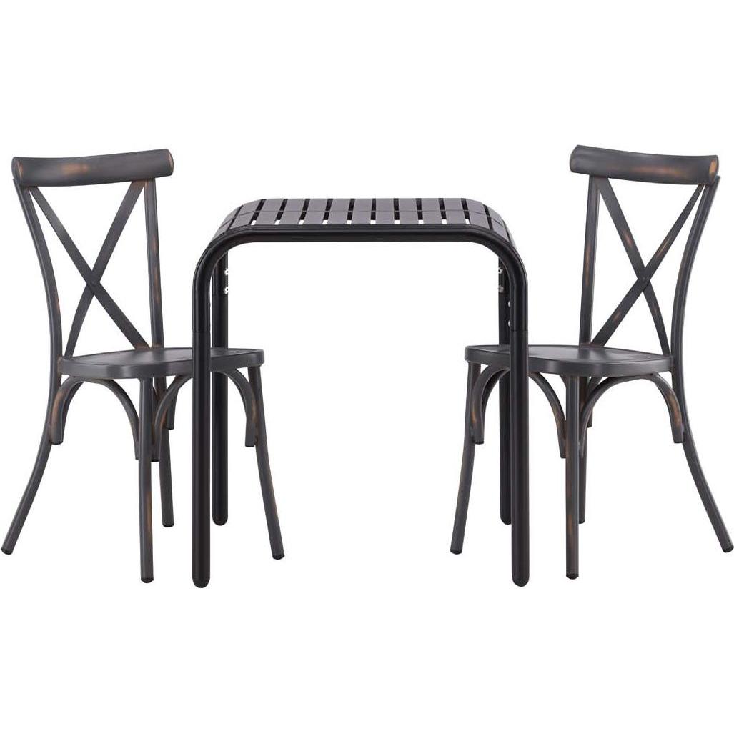 Thumbnail - Ebuy24, Gartentisch + Balkontisch, Gartenset Borneo 3-teilig (70 cm)