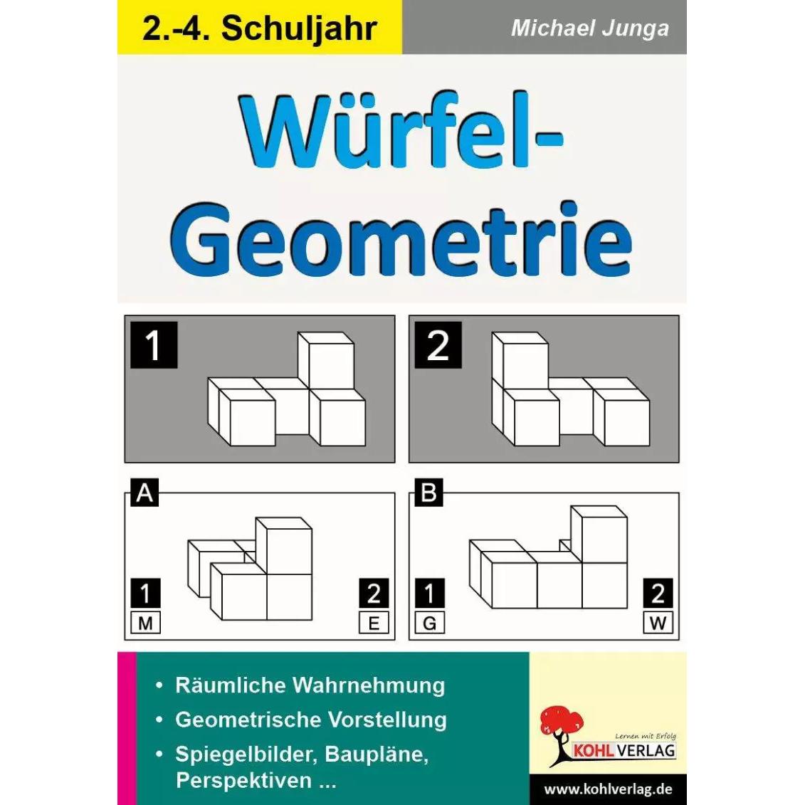 Thumbnail - Würfel-Geometrie, Schulbücher von Michael Junga