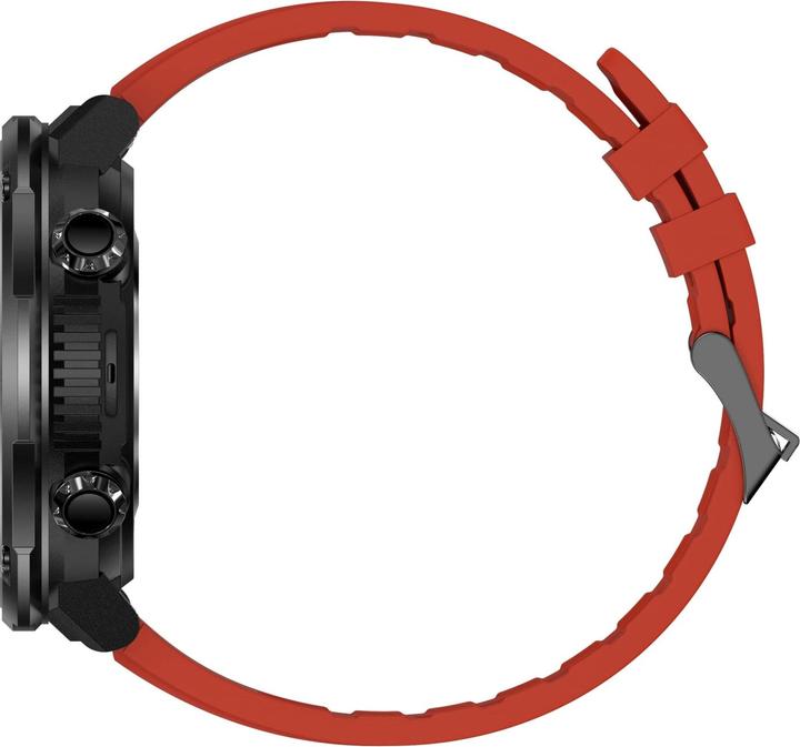 Produktbild Gravity GT21-6 Smartwatch + rotes Silikonarmband