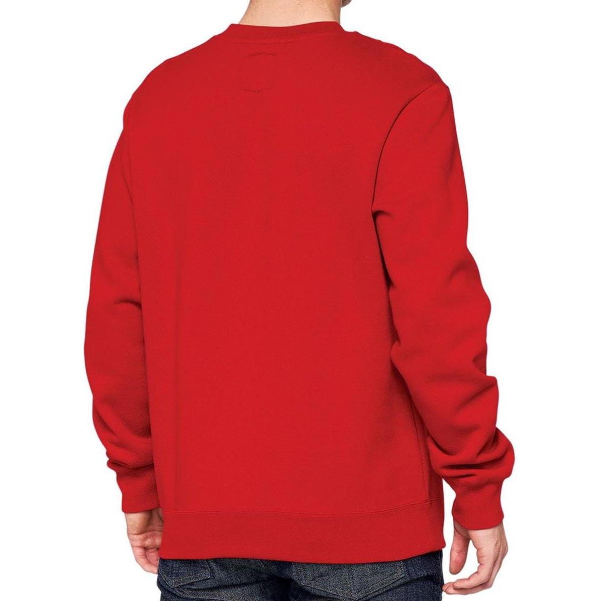 Thumbnail - 100%, Herren, Pullover, Manifesto Sweatshirt chili pepper L, Rot, (L)