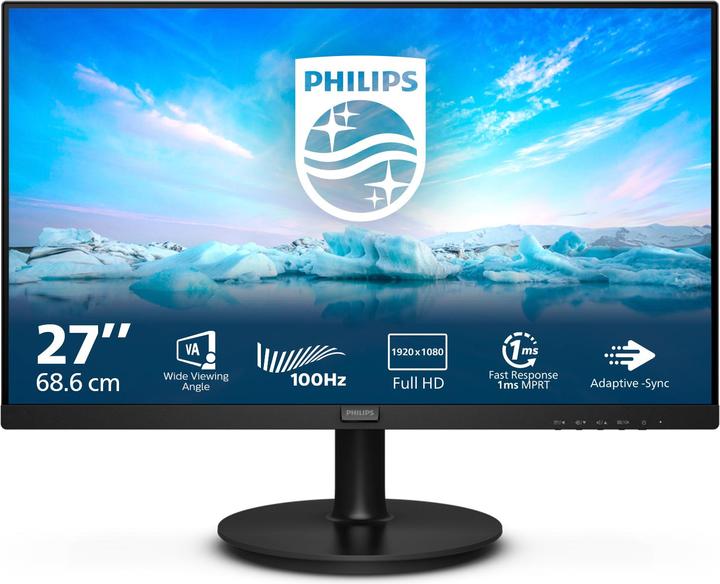 Image du produit Philips 8LAB/00 Moniteur VA,,, Haut-parleurs, HDMI (1920 x 1080 pixels, 27.01")
