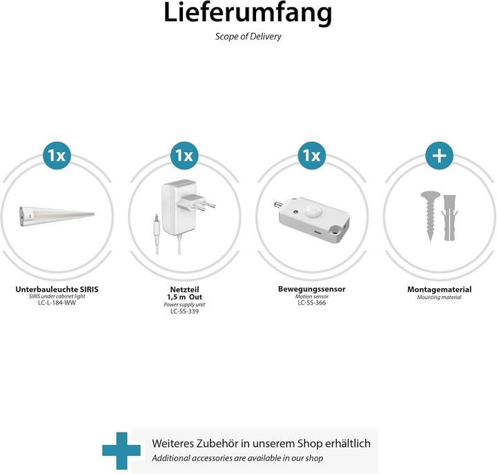 Actual product image Ledscom.de LED-Unterbau-Leuchte (963 lm)