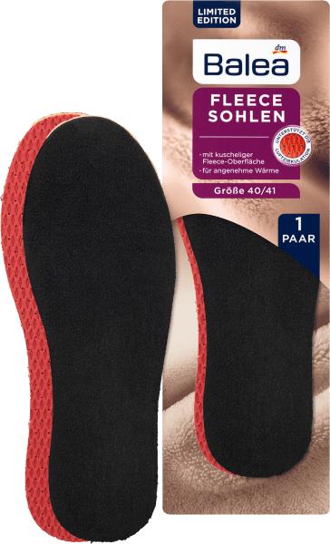 Produktbild dm Balea Fleecesohlen Grösse 40/41, 1 Paar