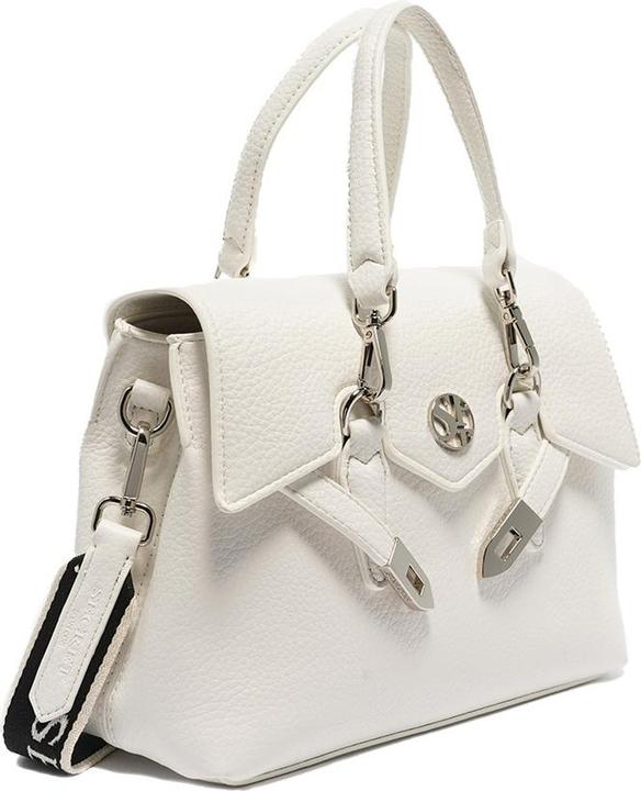 Actual product image Secret Pon Pon Damen Handtasche - Modell Seraphina Plus - 100% Polyurethan - 26.0 X 19.5 X 11.0 Cm