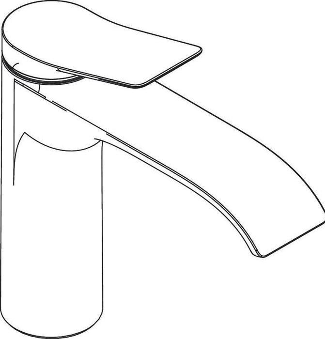 Immagine prodotto hansgrohe Miscelatore monocomando per lavabo Vivenis 110 (nero opaco)