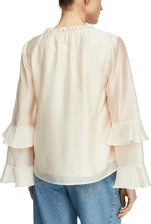 Immagine prodotto Comma Bluse Feminine Lyocell-Voile-Bluse mit Trompetenärmeln (44)