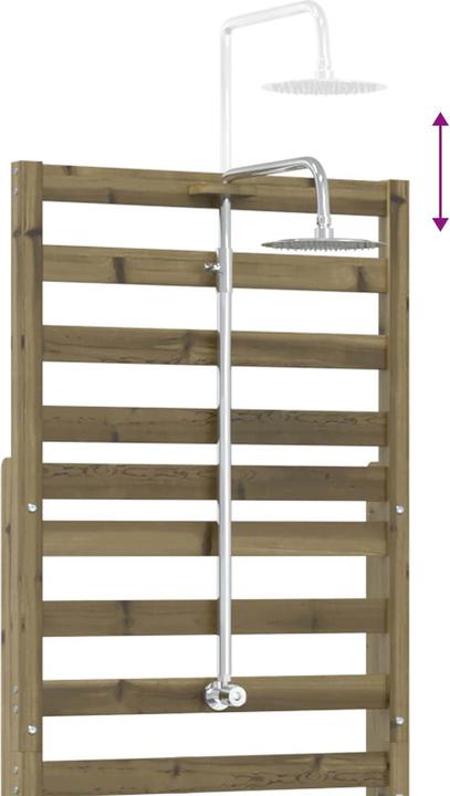 Produktbild vidaXL Outdoor-Dusche