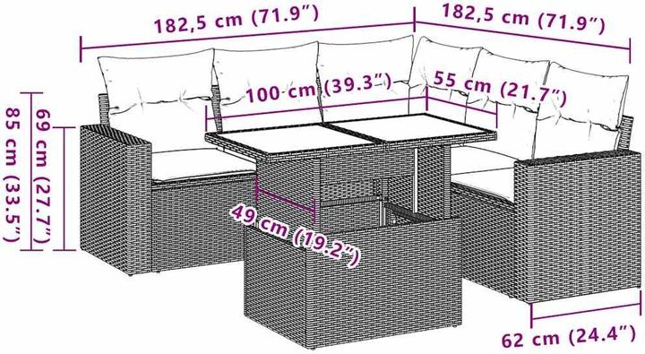 Produktbild vidaXL Garrett