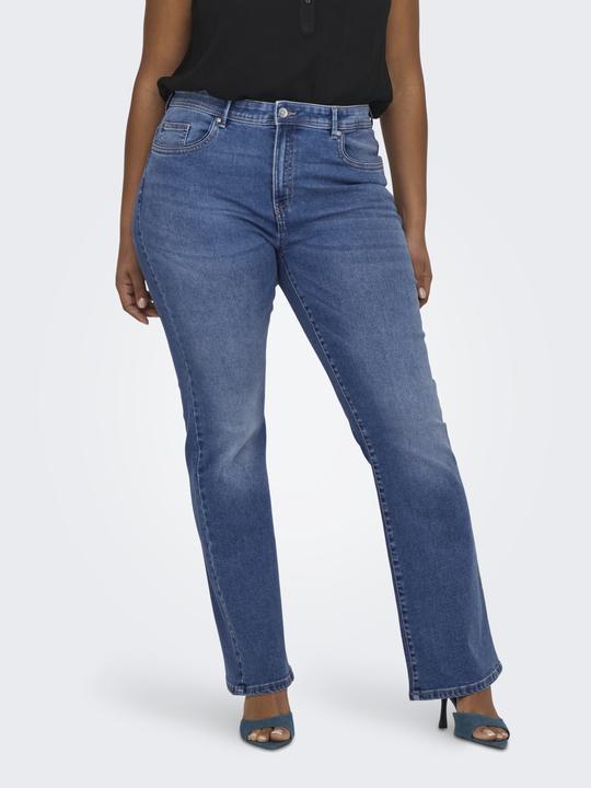 Actual product image Only Flared mid waist jeans Regular fit jeans (W42/L32)