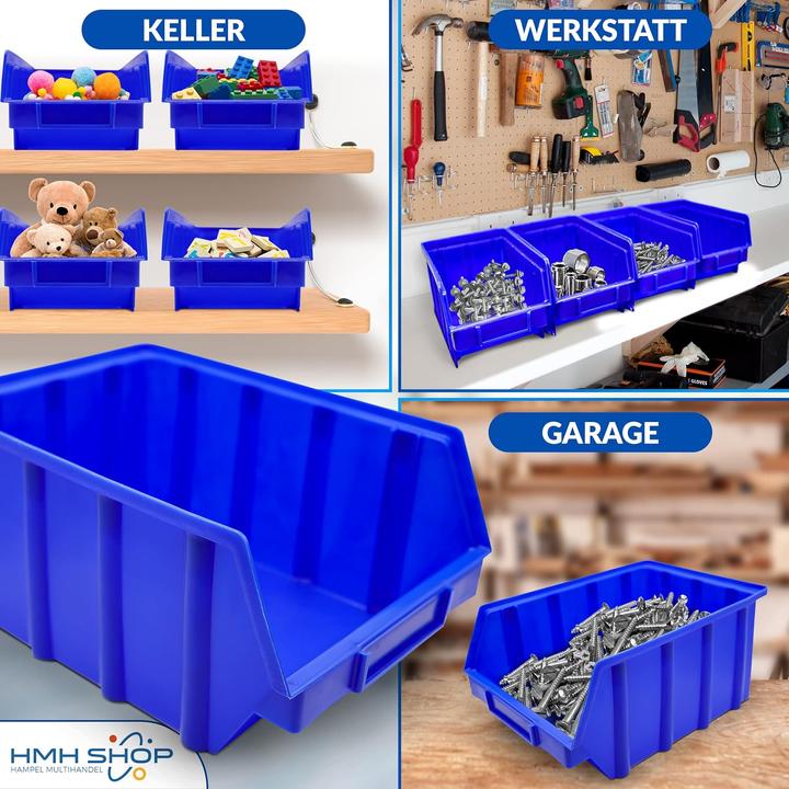 Actual product image Open fronted storage boxes