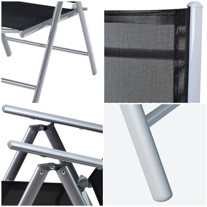 Immagine prodotto Casaria Set di 4 sedie da giardino