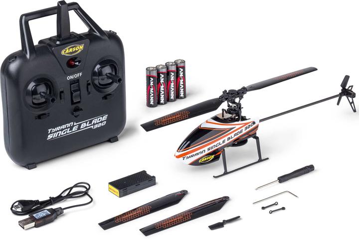 Productafbeelding Carson Tyrann Enkelbladige 320 Elektrische RTF oranje
