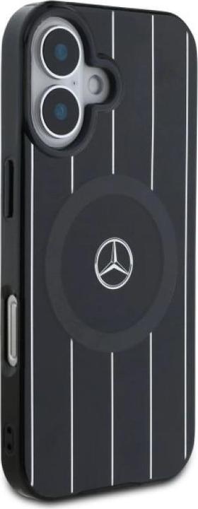 Produktbild Mercedes MEHMP16S23HRSK iPhone 16 6.1" czarny/black hardcase MB Double Layer Crossed Lines MagSaf (Apple iPhone 16)