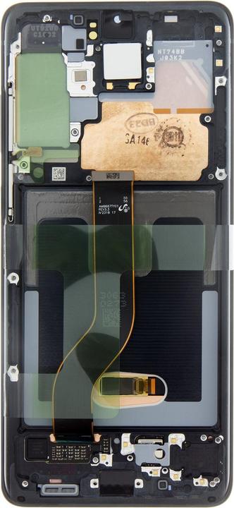 Productafbeelding Samsung LCD display + Touch Unit + Front Cover G985/G986 Galaxy S20+ Cosmic Black Geen camera (Scherm)