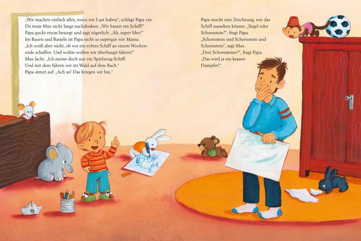 Actual product image Max-Bilderbücher: Max und das Papa-Wochenende (German, Christian Tielmann, Sabine Kraushaar, 2024)