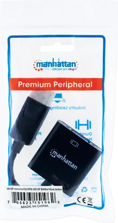 Produktbild Manhattan DisplayPort zu (VGA, 15 cm)
