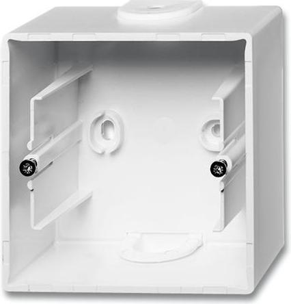 Produktbild ABB basic55 Unterlage, glänzend weiss, 1 Modul, Lieferung ohne Rahmen