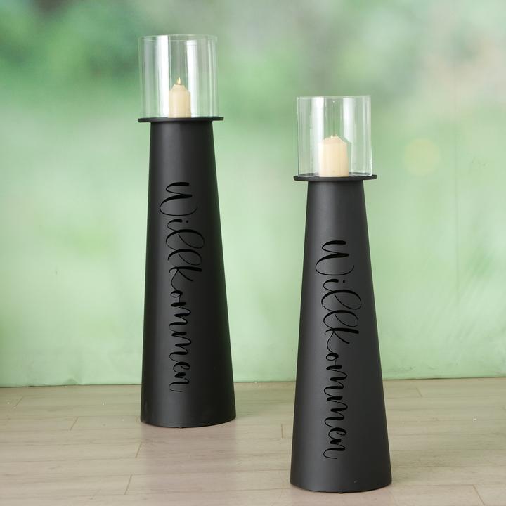 Produktbild Boltze Home Willkommen (2 x, Ø 31 x 114 cm, Ø 25 x 94 cm)
