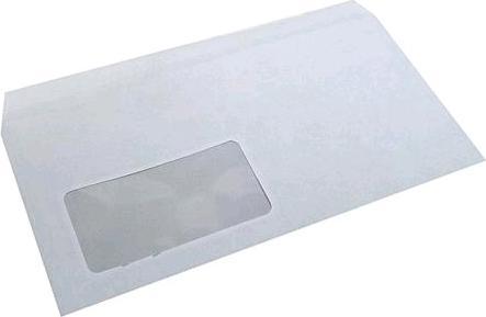 Produktbild Mayer-Network 1000 Briefhüllen DIN Lang weiss 70g sk m Fenster (DL, 1000 x)