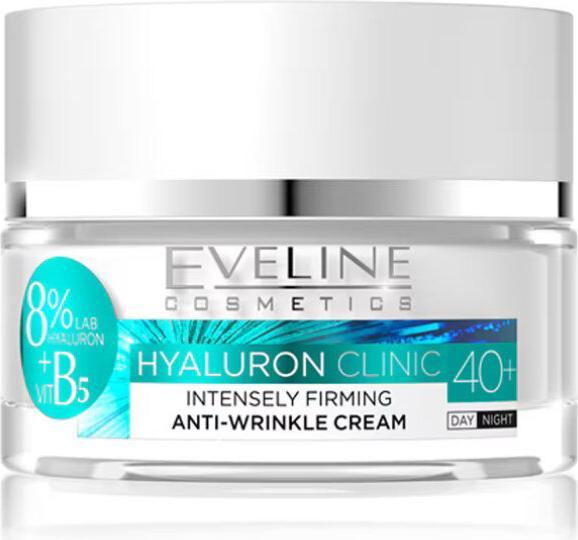 Produktbild Eveline Cosmetics Hyaluron Clinic Straffende Anti-Falten Gesichtscreme für Frauen 50ml (50 ml, Nachtcreme, Tagescreme)
