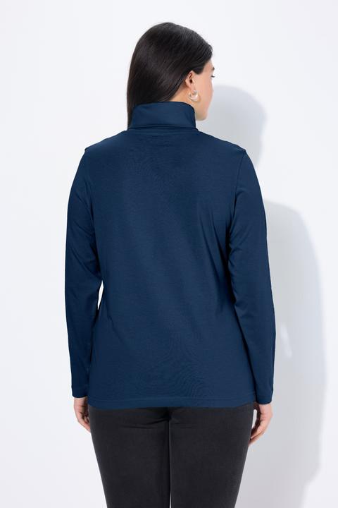Produktbild Ulla Popken Shirt, Rollkragen, Slim, Langarm (54)