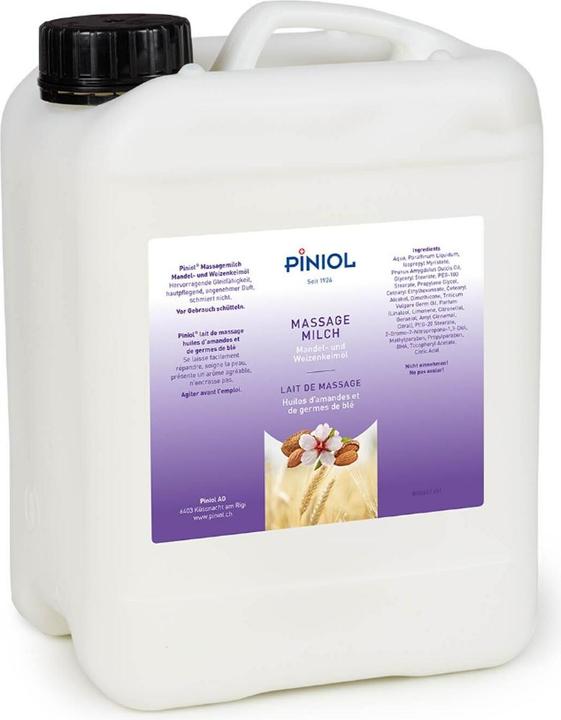 Immagine prodotto Piniol Massagemilch Mandel-Weizenkeimöl (5000 ml)
