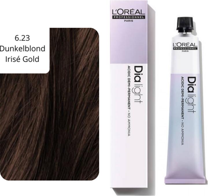 Produktbild L'Oréal Professionnel Dia Light (6.23 Dunkelblond Irisé Gold)