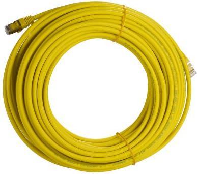 Actual product image RS PRO 20m Cat8, Yellow RJ45 to Male RJ45 Male, S (S/FTP, 20 m)