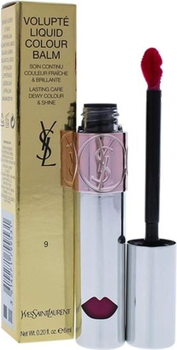 Actual product image Yves Saint Laurent Volupté Liquid Colour Balm (9 Strip Me Fuchsia)