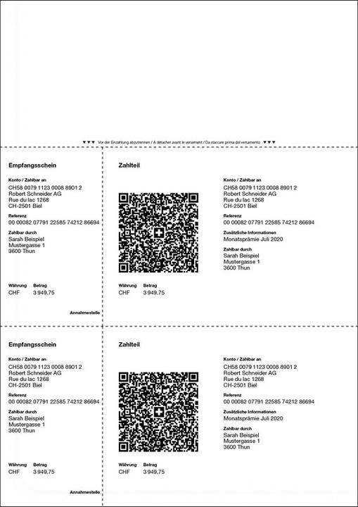 Image du produit Dataform Formulaires de facture pour facture QR Premium