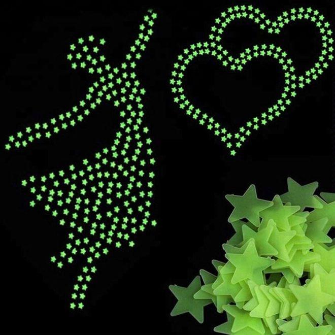 Actual product image MU Style Glow-in-the-dark stars