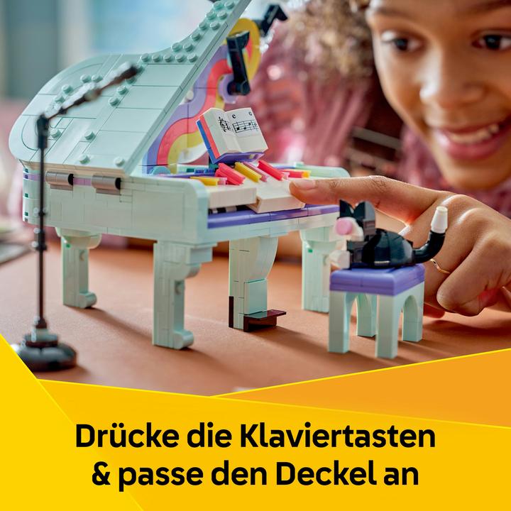 Produktbild LEGO Deko-Klavier mit Katze (31392, LEGO Creator Expert)