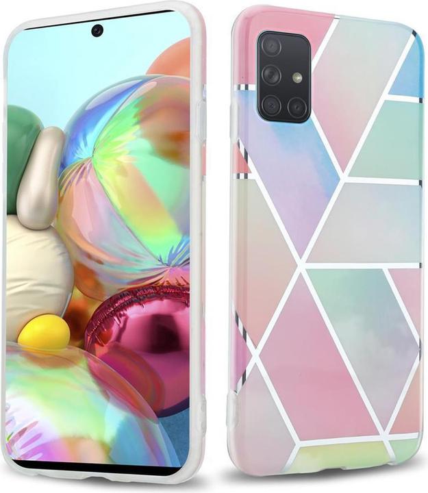 Image du produit Cadorabo Couverture IMD TPU Marbre coloré (Samsung Galaxy A71 5G)