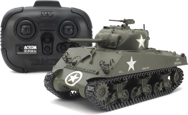 Produktbild Tamiya R/C US M4A3 Sherman (w/Control Unit)