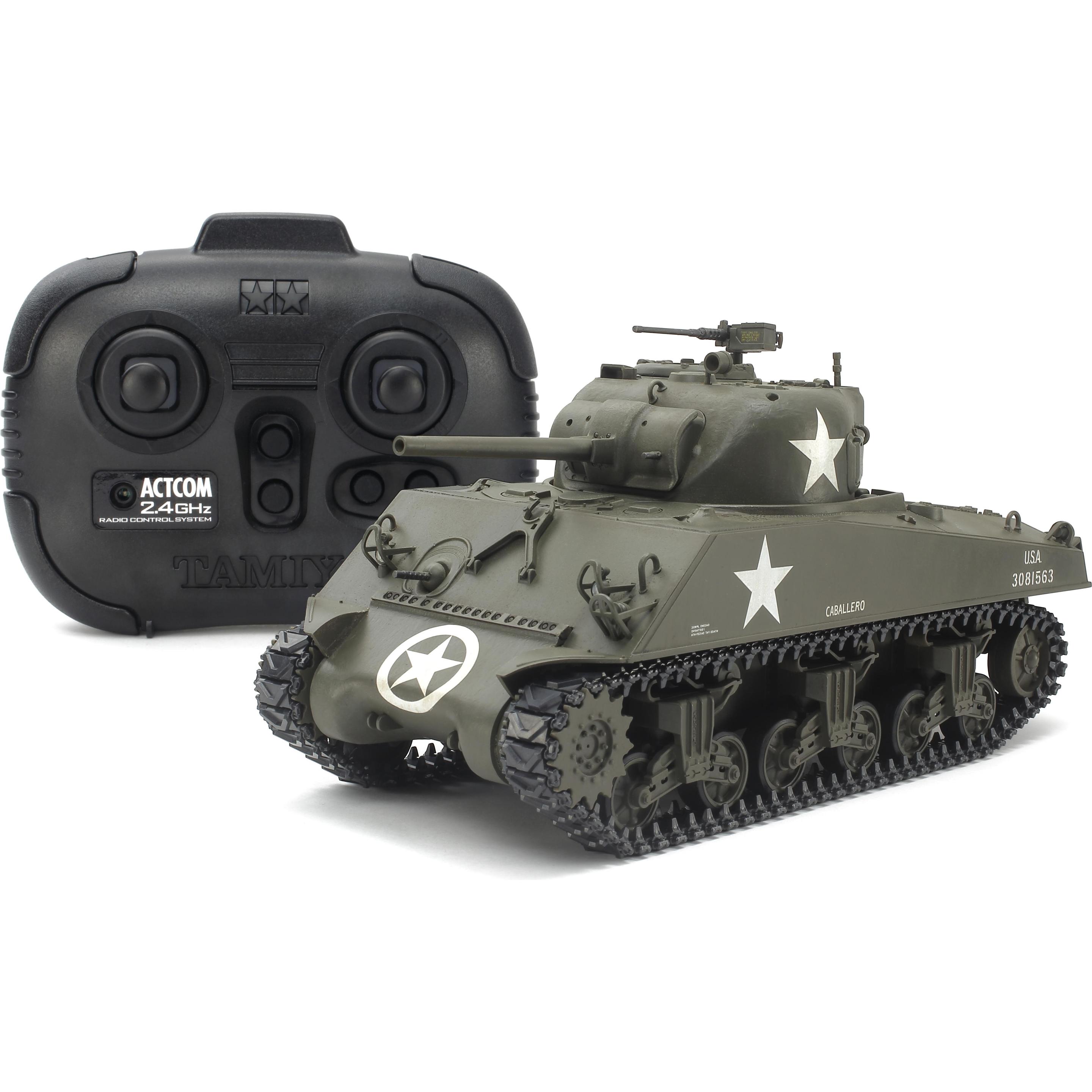 Thumbnail - Tamiya R/C US M4A3 Sherman (w/Control Unit)