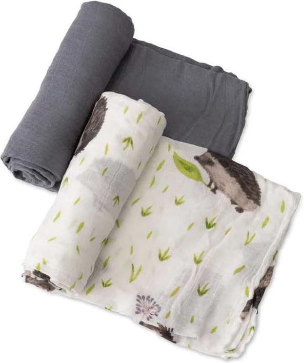 little unicorn Deluxe Swaddle 2 Pack (120 cm, 120 cm)