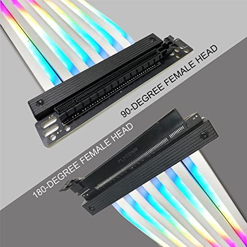 Produktbild Azza PCI-e 3.0 x16 Riser Kabel ARGB 20R-I 180° ACAZ-20R-I