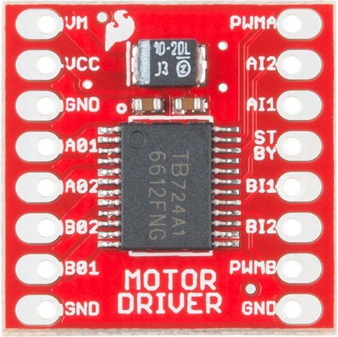 Immagine prodotto SparkFun Driver motore - Doppio TB6612FNG (1A)
