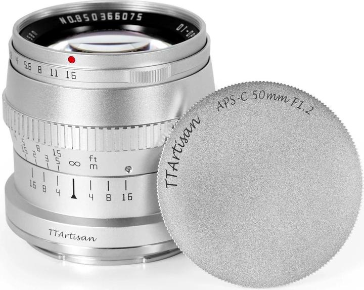 Image du produit TTArtisan 50 mm f1.2 Fujifilm X (Fujifilm X, APS-C / DX)