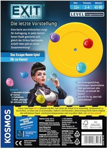 Actual product image Kosmos Exit (German, 1 - 4 Players)