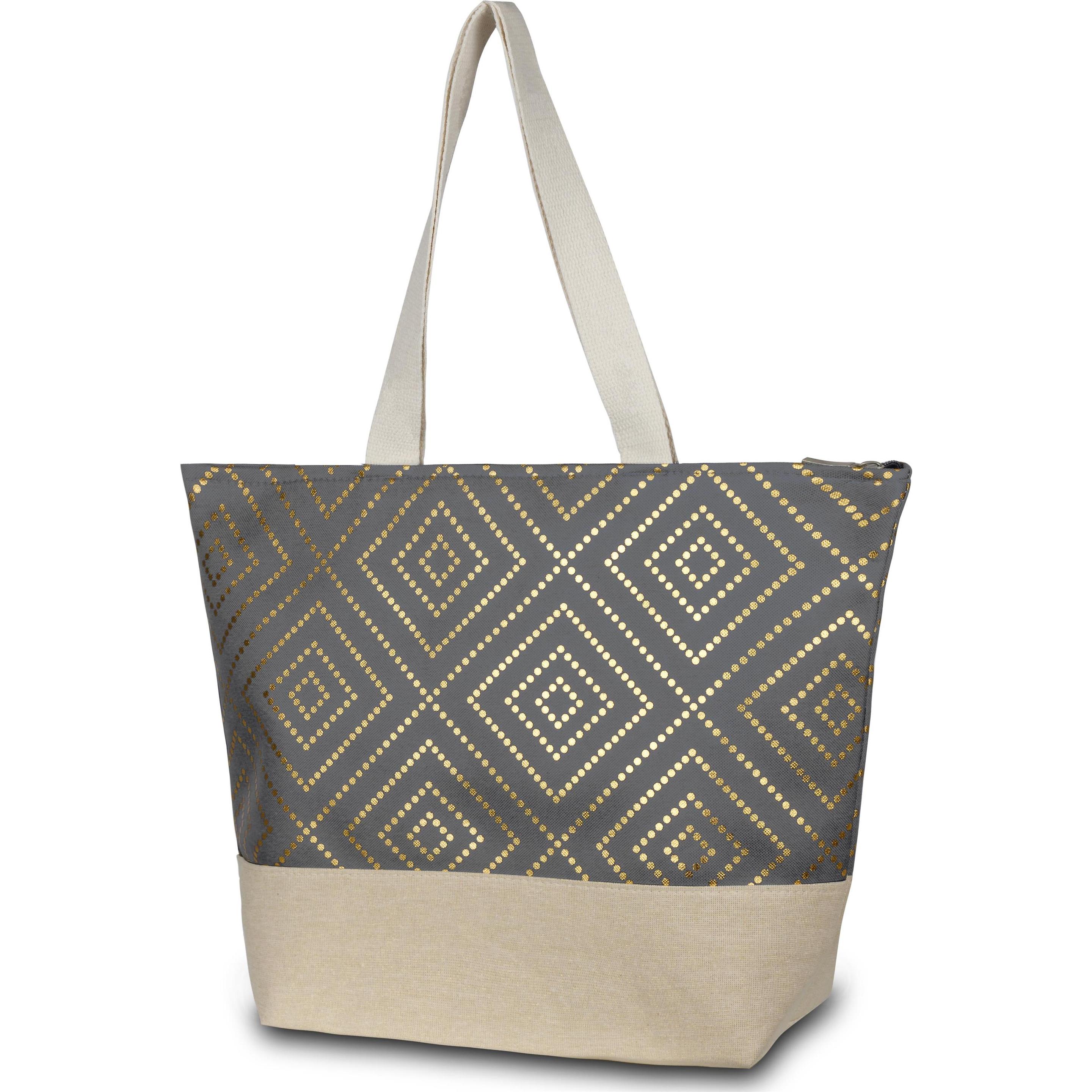 Thumbnail - Normani, Handtasche, Grosse Strandtasche Nika, Grau