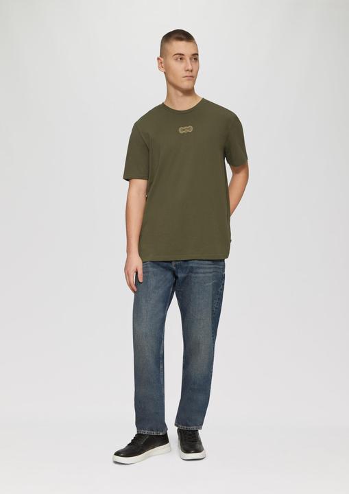 Produktbild S.Oliver T-Shirt Basic Rundhals T-Shirt mit Frontprint (L)