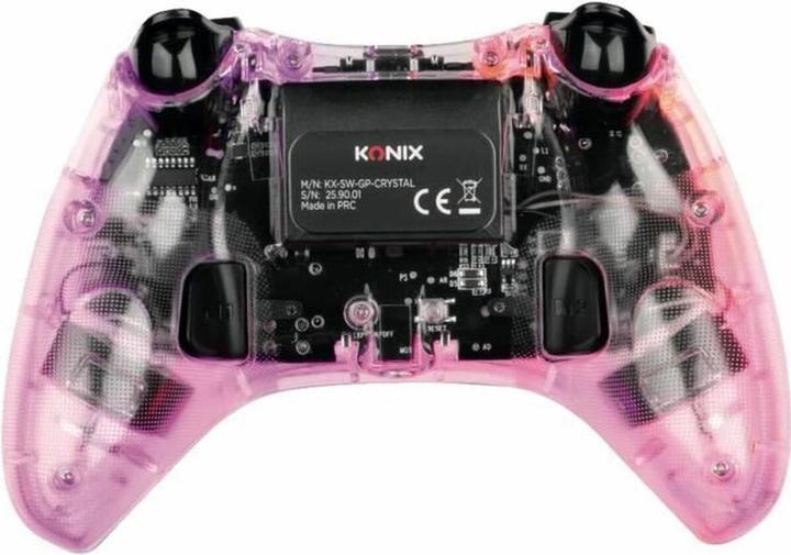 Actual product image Konix Wireless Gamepad - Crystal LED (PC, PS4, Switch)