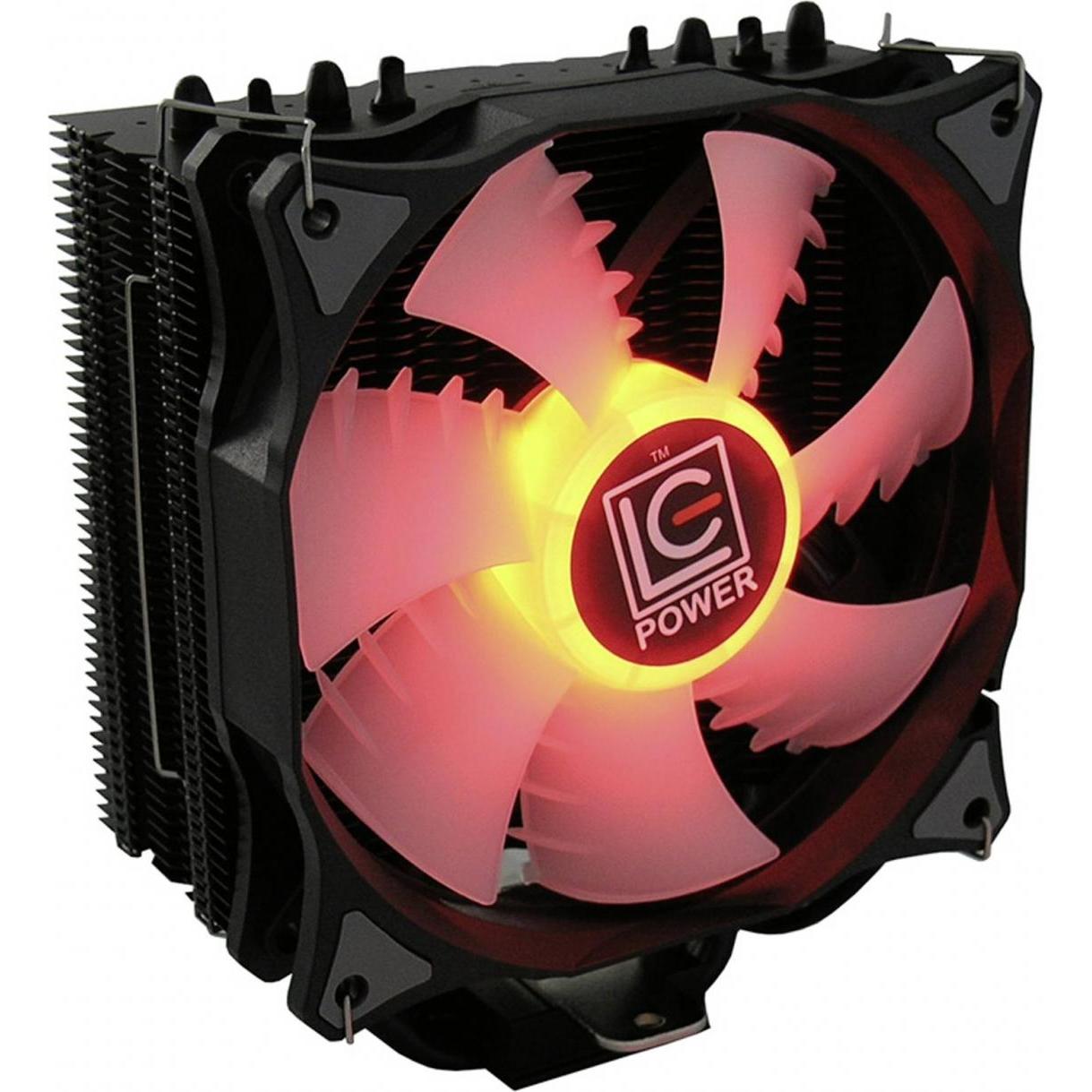LC-Power Cosmo Cool LC-CC-120-RGB (152 mm), Dissipatore CPU, Bianco, Nero