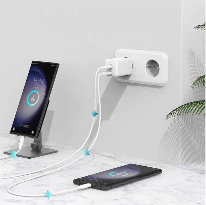 Actual product image LMP USB-C GaN Dual Power Adapter 45W,QC 3.0 (45 W)