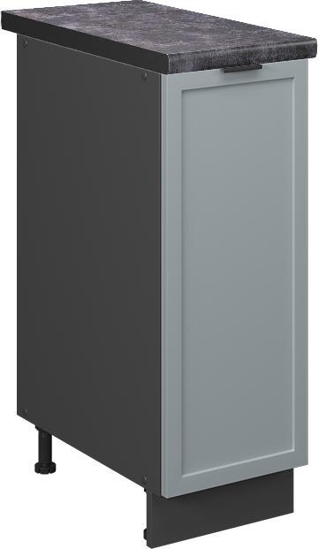 Anthrazit, hellblau-grau