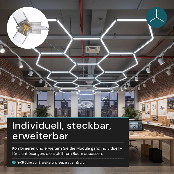 Image du produit Luxula HexaForm 5 pièces (21120 lm)