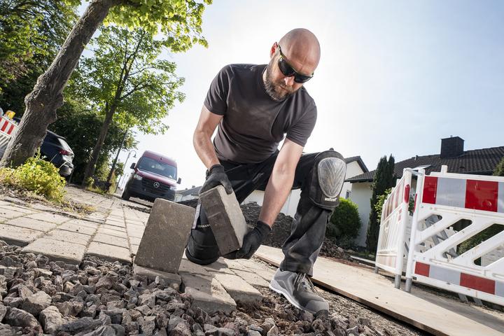 Actual product image wolfcraft 1 pair of comfort knee pads (CE)