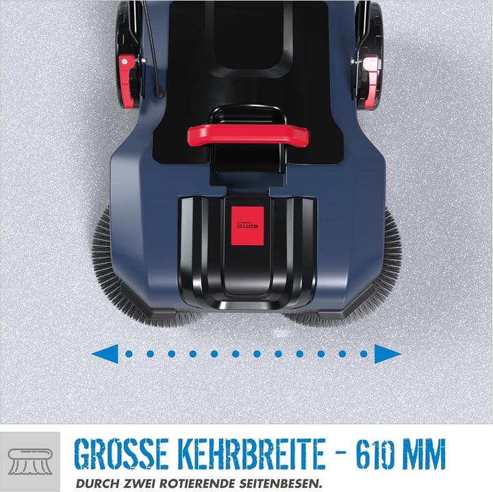 Produktbild Gude Accu-Veegmachine mit 61 cm Veegbreedte und 20 l Container