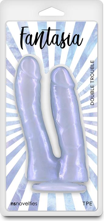 Actual product image NS Novelties fantasia double trouble azure